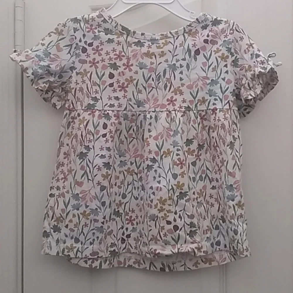 Girls carters ruffle sleeved dress 4t